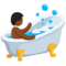 Person Taking Bath - Medium Black emoji on Messenger